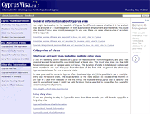 Tablet Screenshot of cyprusvisa.eu